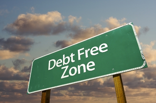 bigstock-Debt-Free-Zone-Green-Road-Sign-7150004