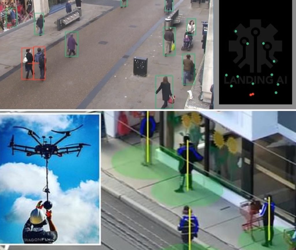Sztuczna inteligencja sprawdzi, czy dobrze zachowujesz się na ulicy, a pandemiczny dron zdalnie zmierzy gorączkę. Czy tak ma wyglądać „nowa normalność”? Czas się bać