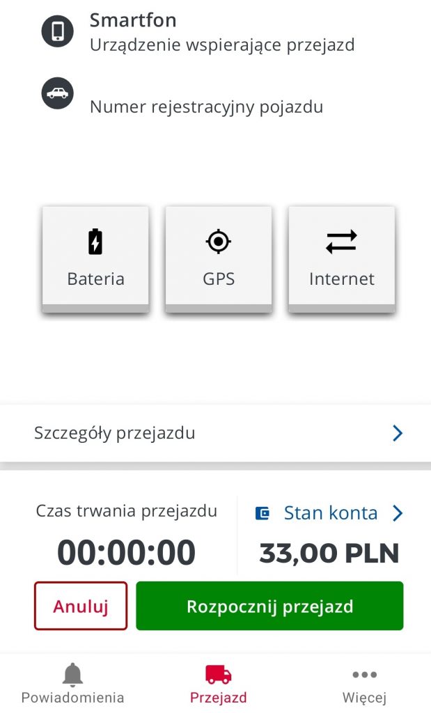 Aplikacja mobilna e-TOLL