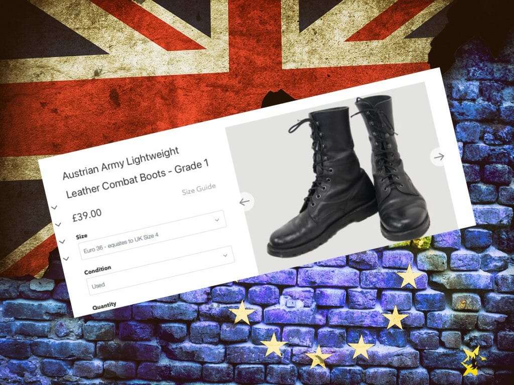 Pan Mateusz zakosztował Brexitu w praktyce. Kupił buty, ale firma kurierska dołożyła niechciany „prezent”. Czy to nowy, przedświąteczny standard?