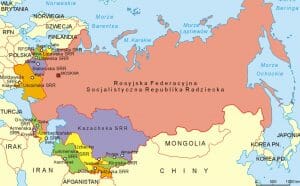 Mapa ZSRR