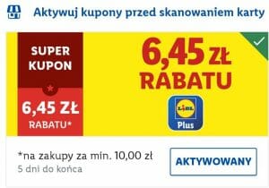 Kupon Lidl Masło