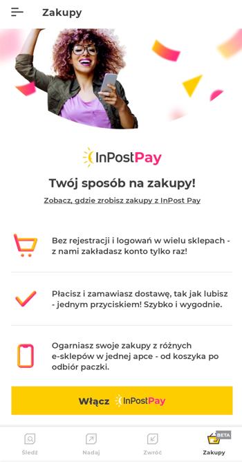 Włącz InPost Pay