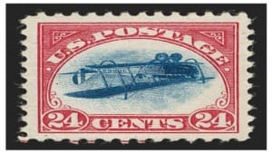 inwestowanie w znaczki pocztowe - inverted jenny