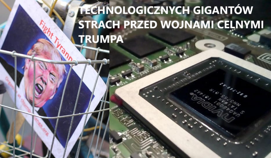 Technologicznych gigantów strach przed wojną celną Trumpa. Nawet Nvidia już nie ratuje nastrojów na giełdach. Wyniki dobre, ale prognozy…