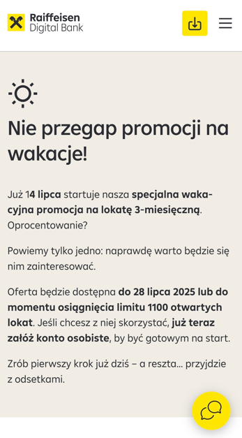 Lokata Raiffeisen Digital Bank