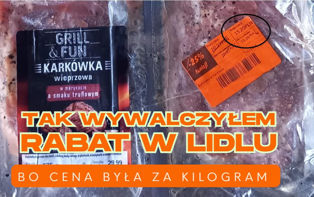 Czy przez całe życie w Lidlu przepłacałem? Sieć sklepów kontra bałagan w etykietach cenowych. Wywalczyłem prawo do opustu na paragonie!