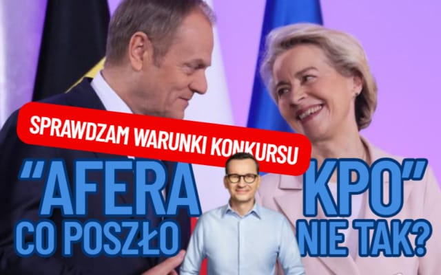 afera kpo sprawdzam warunki konkursu