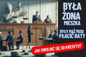 była żona mieszka były mąż płaci raty