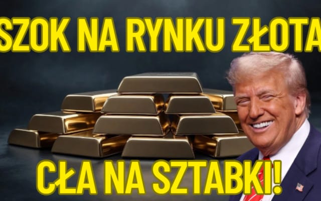 cła na sztabki złota