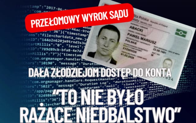 to nie było rażące niedbalstwo