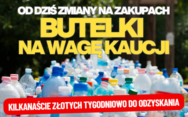 Dziś w sklepach ruszają „obowiązkowe” kaucje za butelki po napojach. Kilkadziesiąt złotych miesięcznie do odzyskania. Albo do… zarobienia. Jak to działa?