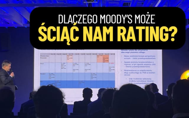 moody's może ściąć nam rating