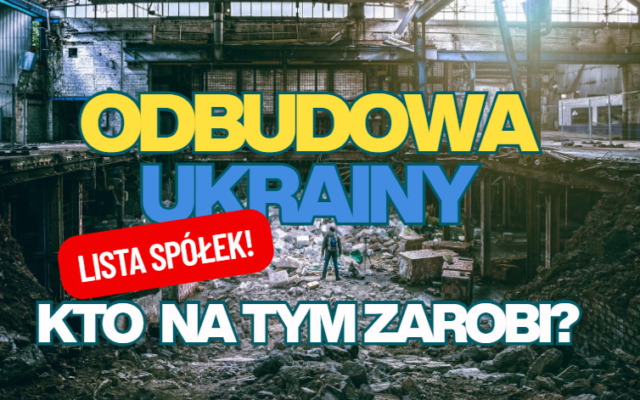 Odbudowa Ukrainy ruszy niedługo