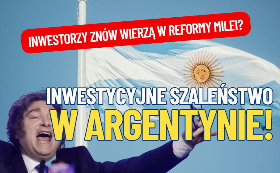Szok i szaleństwo w Argentynie! Peso wraca do życia i umacnia się o 10% w kilka godzin. Giełda rośnie o 21%. Oprocentowanie obligacji spada o… jedną trzecią