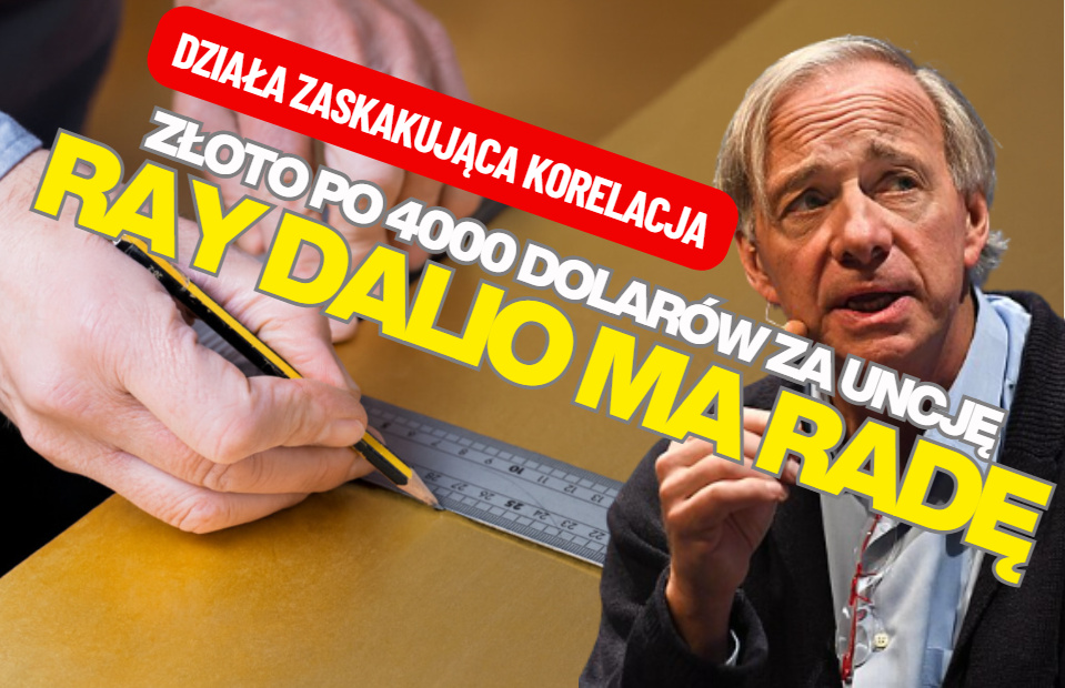 Ta korelacja rynkowa mrozi krew w żyłach inwestorów. Tak samo było ponad 50 lat temu. Dlatego złoto tak szybko drożeje? Już 4 000 dolarów za uncję!