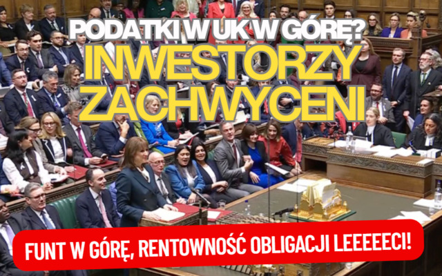Wielka Brytania mrozi progi i podnosi podatki: od nieruchomości, oszczędności, dywidend… Inwestorzy zachwyceni: funt rośnie, koszty obligacji ostro spadają