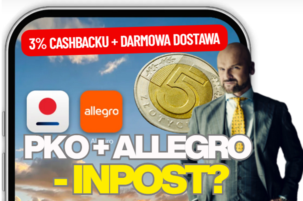 Połączysz konto Allegro z rachunkiem w PKO BP. W nagrodę szybka płatność, do 3% cashbacku, darmowa dostawa. Czy eksperyment się uda?