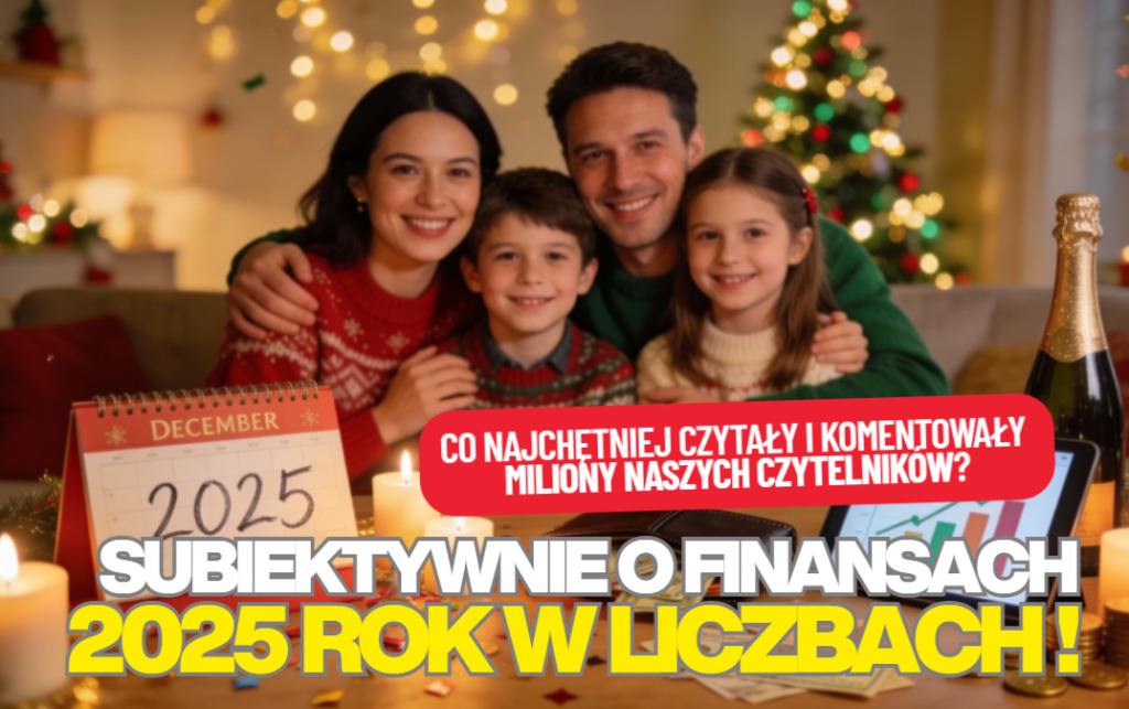 Miliony czytelników, widzów i słuchaczy. Co najchętniej czytaliście? O zarobkach, emeryturach, inwestycjach. Podsumowanie 2025!