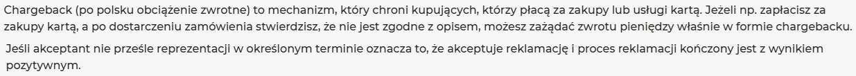 Chargeback