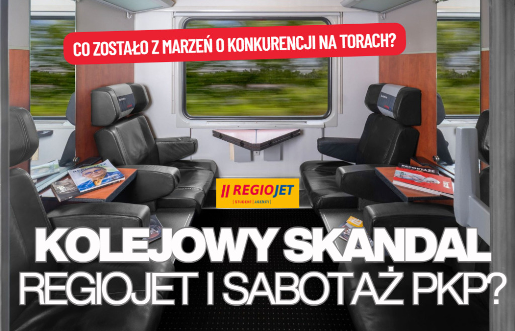 Miała być rewolucja w pociągach i jakość pendolino w cenie dla każdego. Czeski RegioJet jednak nie dał rady (na razie). Co nam to mówi?