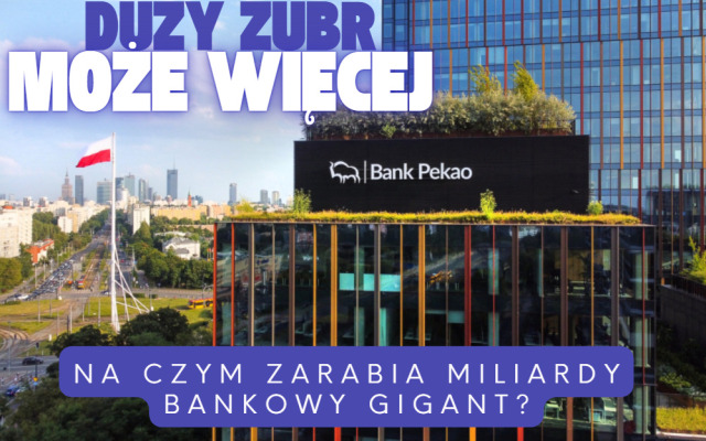 Bank Pekao pokazał, że duży może więcej. A nie zawsze tak było. Skąd wzięły się rekordowe zyski bankowego „Żubra”?