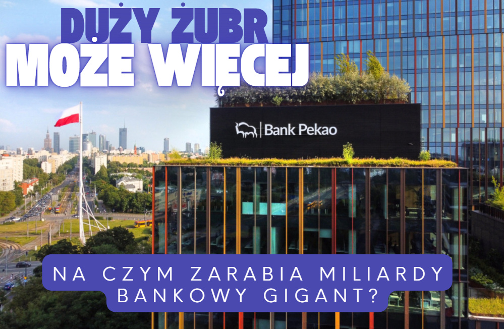 Bank Pekao pokazał, że duży może więcej. A nie zawsze tak było. Skąd wzięły się rekordowe zyski bankowego „Żubra”?