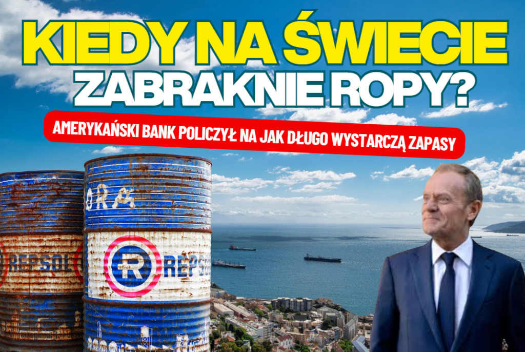 Amerykański bank policzył kiedy na świecie zaczną się kończyć rezerwy ropy naftowej. I opowiedział co się wtedy stanie. Jak długo da się „mrozić” ceny?