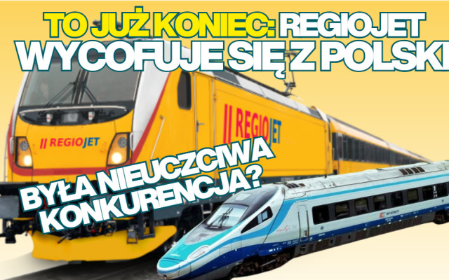 czeski regiojet wycofuje się z polski