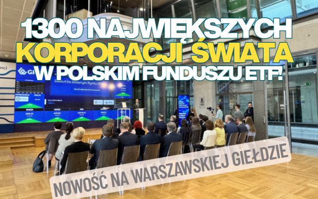 PZU zaprasza posiadaczy oszczędności do tańca. Na parkiecie nowy ETF: daje udział w sukcesach 1300 największych spółek świata. Czy to będzie hit?