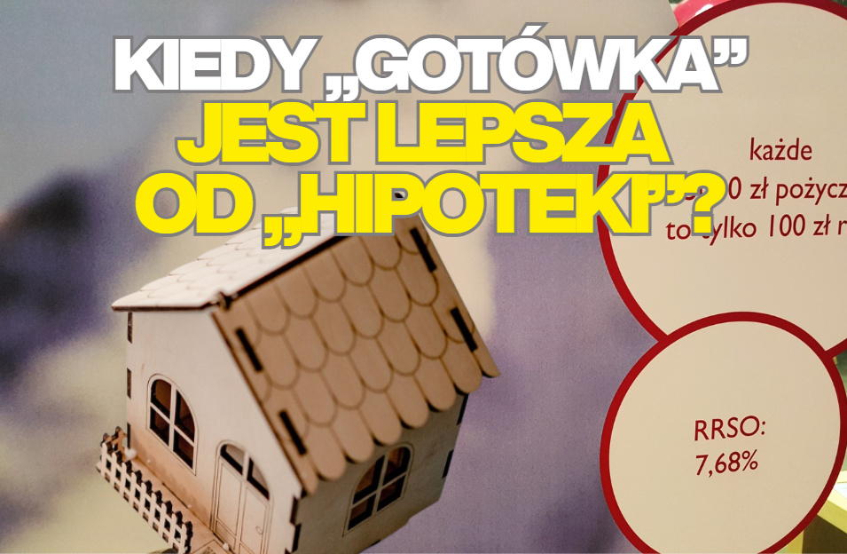 Kredyty gotówkowe mocno potaniały. Kiedy „gotówka” może być lepszą opcją na dofinansowanie zakupu mieszkania niż kredyt hipoteczny?