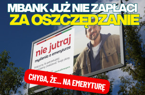 mbank już nie zapłaci za oszczędzanie