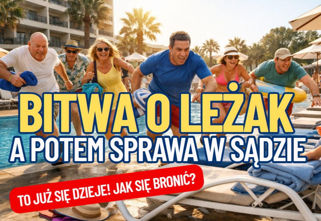 Najbardziej stresująca chwila wakacji – bitwa o leżak. A jeśli leżaków za mało? Jakiego żądać odszkodowania? Niemiecki sąd podpowiada!