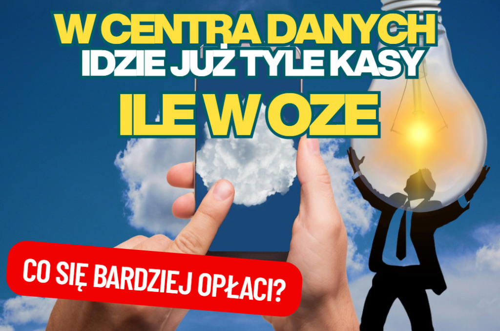 Największy zakład w historii? Inwestycje w centra danych za chwilę przebiją wartość pieniędzy inwestowanych w OZE! Czy jeszcze można na tym zarobić?