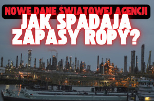 jak spadają zapasy ropy