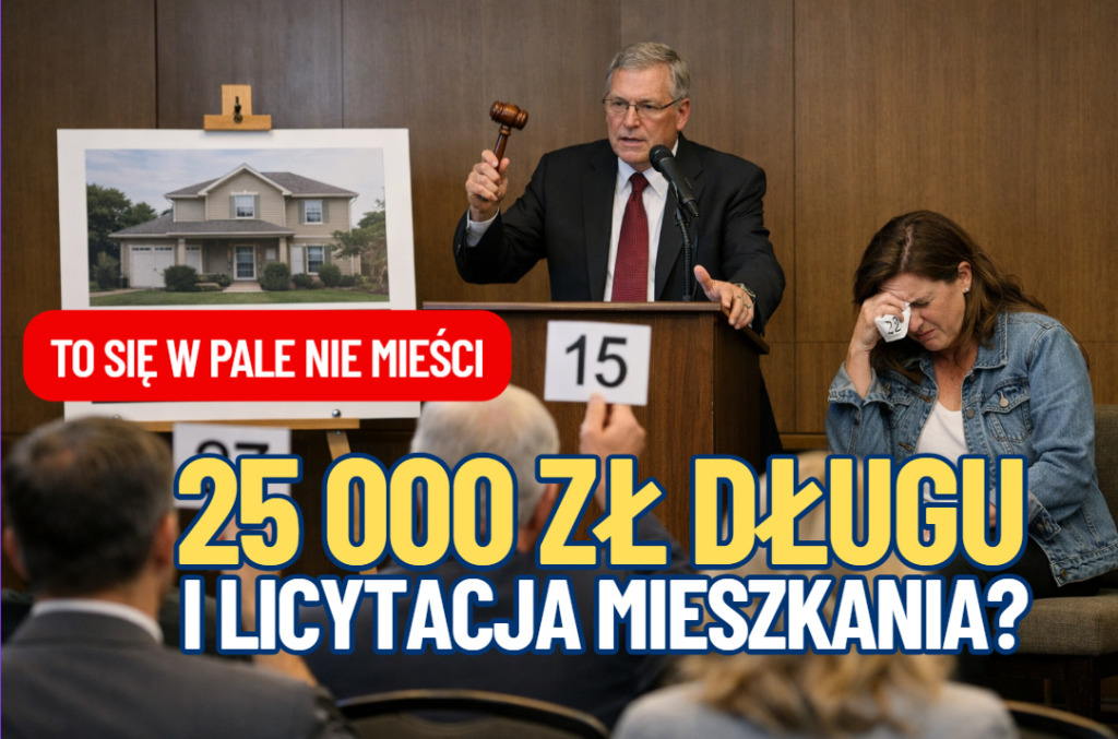 Pożyczyła 25 000 zł, kazali oddać ponad dwa razy tyle. Sąd to „przyklepał”, komornik chciał zabrać mieszkanie. Pozamiatane? Niekoniecznie