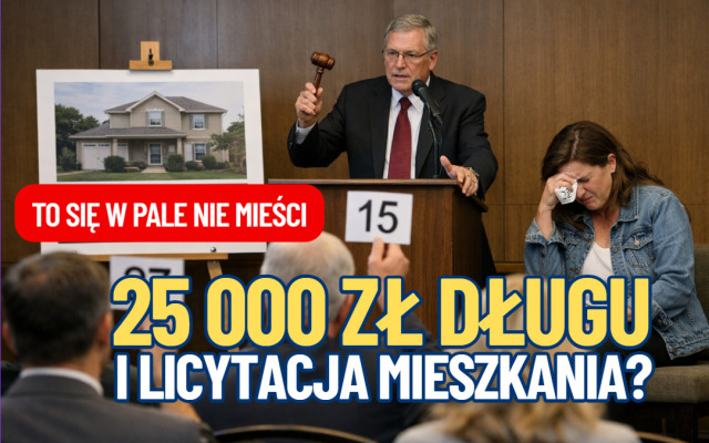 Pożyczyła 25 000 zł, kazali oddać ponad dwa razy tyle. Sąd to „przyklepał”, komornik chciał zabrać mieszkanie. Pozamiatane? Niekoniecznie