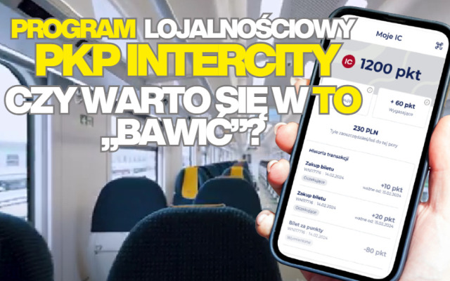Zamiast konkurencji na torach dostaliśmy nowy program lojalnościowy PKP Intercity. Czy warto się do niego zapisać? Sprawdzam czy to ma sens