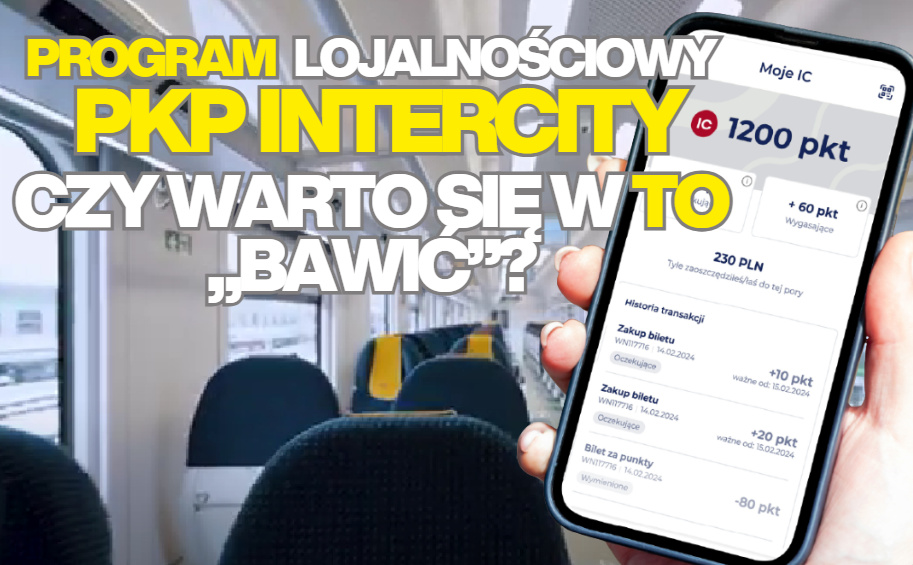 Zamiast konkurencji na torach dostaliśmy nowy program lojalnościowy PKP Intercity. Czy warto się do niego zapisać? Sprawdzam czy to ma sens