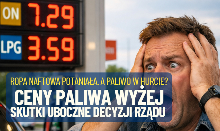 Ceny Paliwa Wyżej? Ropa naftowa potaniała do poziomu sprzed wojny w Zatoce Perskiej. A ceny na stacjach? Konsekwencje „mrożenia” cen paliwa