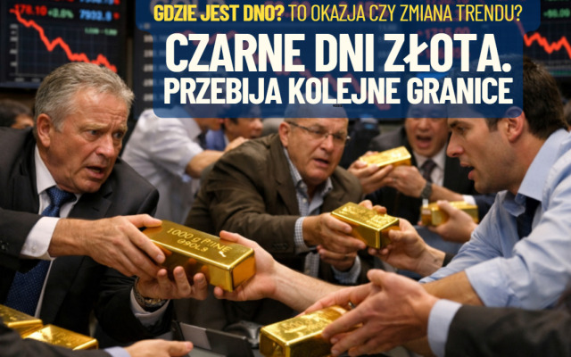 Złoto przebija kolejne bariery. W tydzień potaniało o ponad 8%. Gdzie jest dno? Kiedy posiadacze „złotych” ETF-ów przestaną sprzedawać?