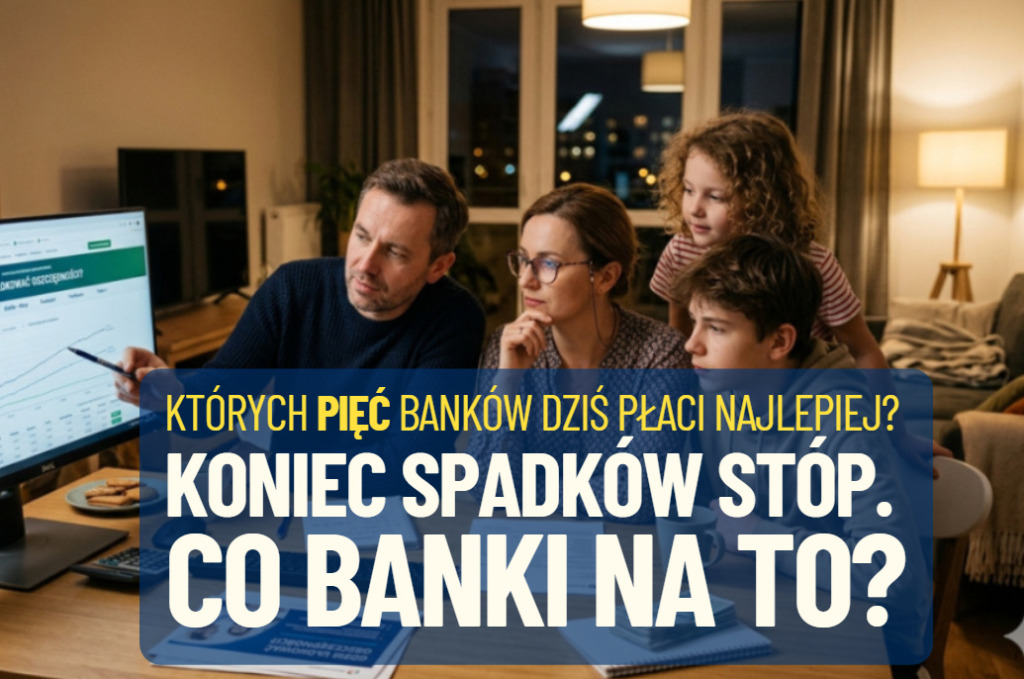 Koniec obniżek stóp procentowych. Co banki na to? Czy już podwyższają procenty? Nowy ranking lokat bankowych na czerwiec 2026 r.!