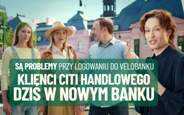 Klienci detaliczni Citi Handlowego obudzili się dziś w nowym banku. Nie każdemu udało się zalogować do VeloBanku, były też inne niespodzianki