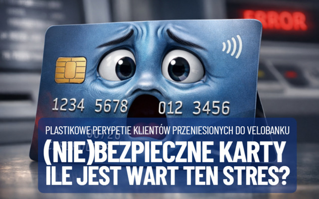 (Nie)bezpieczne karty? Niektórzy „nowi” klienci VeloBanku na wszelki wypadek… nie używają swoich kart. Ile wart jest ten stres?