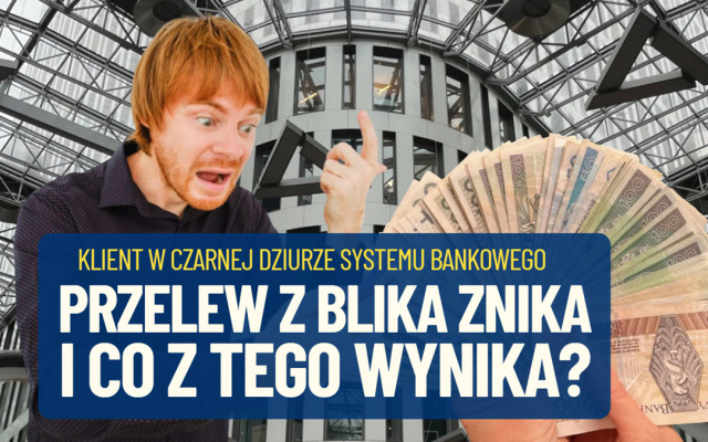 Niefajna sytuacja: żona wysłała przelew do męża, ale ten nie otrzymał pieniędzy. Bank nie reaguje. Szukam zguby!