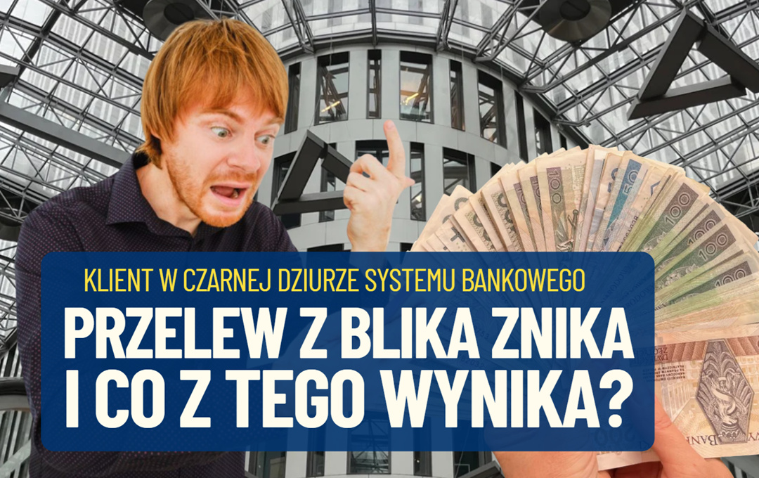 Niefajna sytuacja: żona wysłała przelew do męża, ale ten nie otrzymał pieniędzy. Bank nie reaguje. Szukam zguby!
