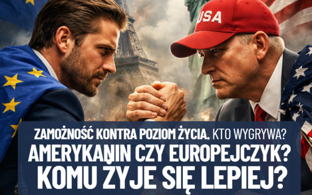 Kto jest bogatszy: Amerykanin czy Europejczyk? A komu żyje się lepiej? Od czego tak naprawdę zależy poziom zamożności i jakość życia?