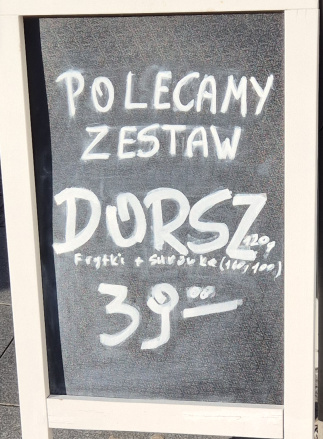 Ceny nad morzem zestaw dnia