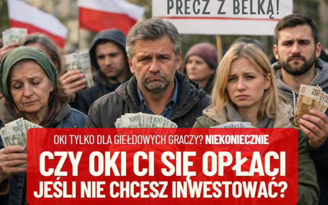 Konto OKI opłaci się tylko giełdowym grubym rybom? Nieprawda. Liczę, ile mogą zyskać ci, którzy chcą lokować bezpiecznie
