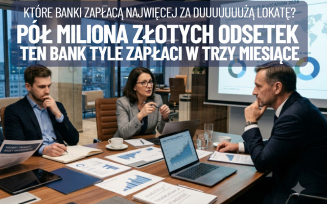 Ten bank wypłaci niemal pół miliona odsetek w trzy miesiące! Sprawdzam, czy w tej ofercie są haczyki. Ranking lokat dla dużej kasy!